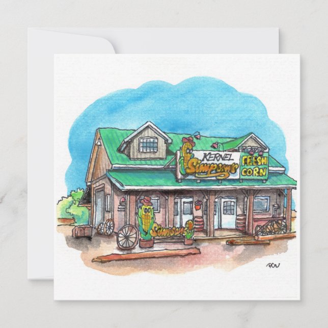 Kernel Simpsons Sweet Maj Kort (Framsida)