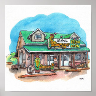 Kernel Simpsons Sweet Maj Poster