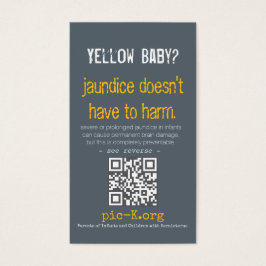 Kernicterus Prevention Card Visitkort