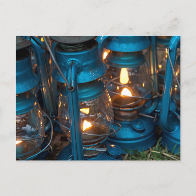 Kerosenlampor | Ol Pejeta Bush Camp Vykort (Framsida)