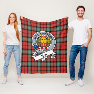 Kerr Ancient Klan Badge Tartan Play Fleecefilt