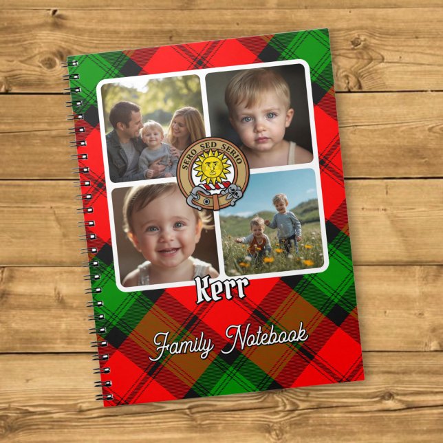 Kerr Familj Foto Collage Anteckningsbok (Skapare uppladdad)