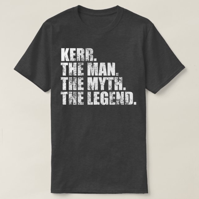 Kerr-familjens namn-Kerr-efternamn Kerr-efternamn  T Shirt (Design framsida)