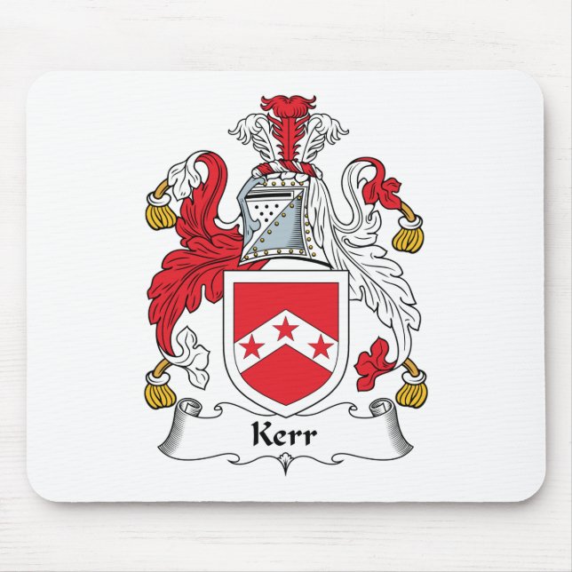 Kerr familjvapensköld musmatta (Framsidan)