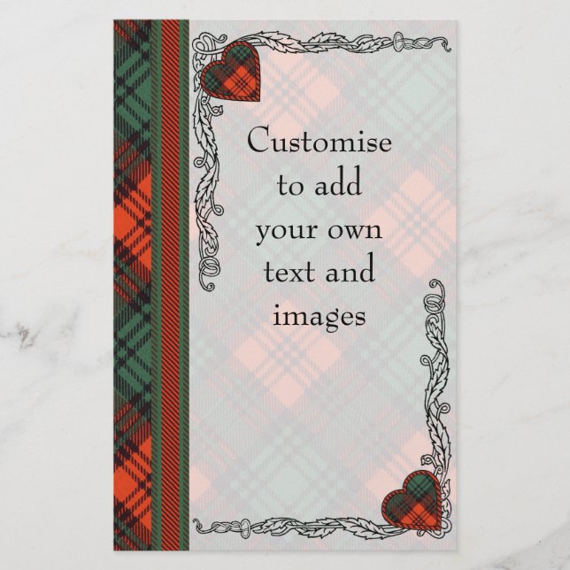 Kerr klan Play Scottish tartan (Framsida)