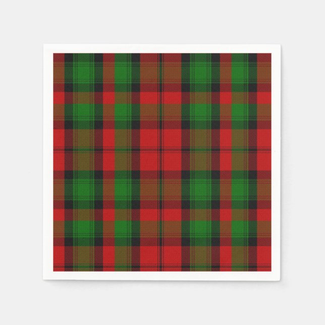 Kerr Klan Tartan Play Papper Napkins Pappersservett (Framsidan)
