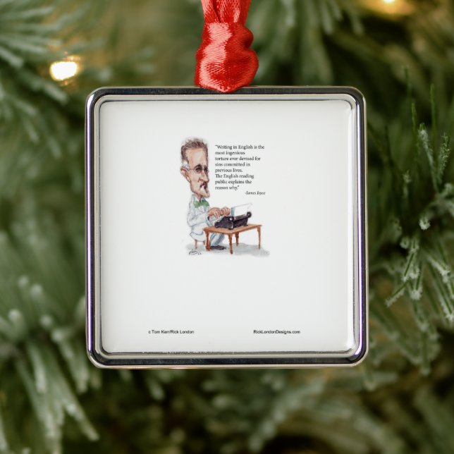 Kerr/London James Joyce & English Is Ttortyrocote Julgransprydnad Metall (Träd)