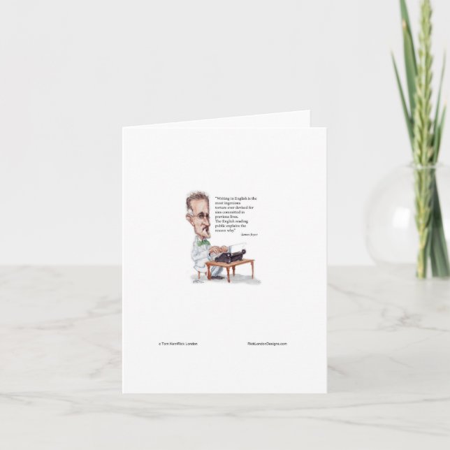 Kerr/London James Joyce & English Is Ttortyrocote Kort (Framsida)