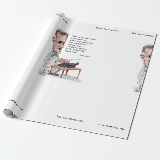 Kerr/London James Joyce & English Is Ttortyrocote Presentpapper (Utrullad)