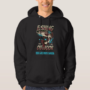 Kerr Sjö North Carolina Top 100 Bass Fishing Lak Hoodie