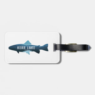 Kerr Sjö Virginia North Carolina Fish Bagagebricka