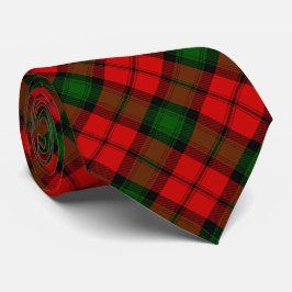 Kerr tartan Red grönt plaid Slips