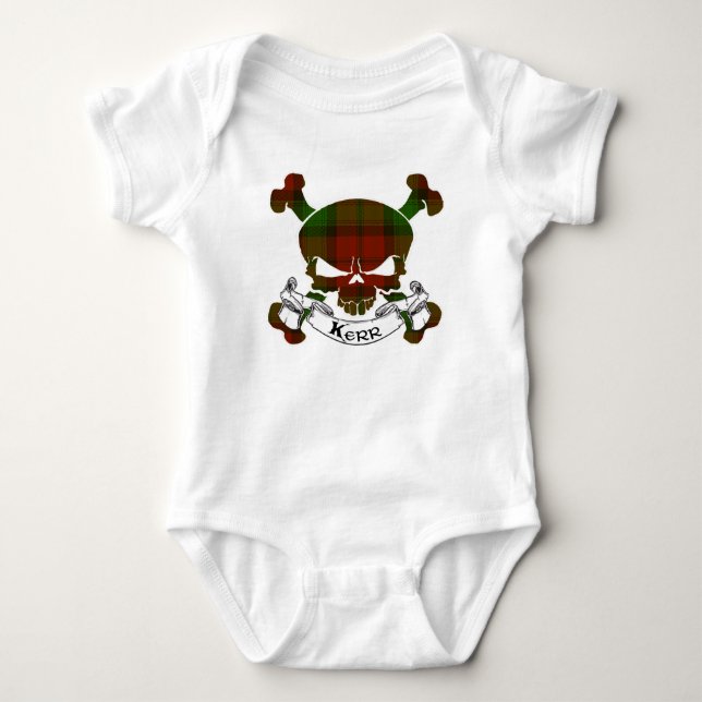 Kerr Tartan Skull Tröja (Framsida)