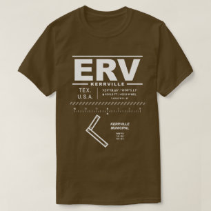 Kerrville Municipal Airport ERV T Shirt
