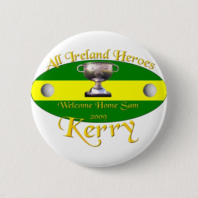 Kerry alla Irland mästare Knapp (Framsida)