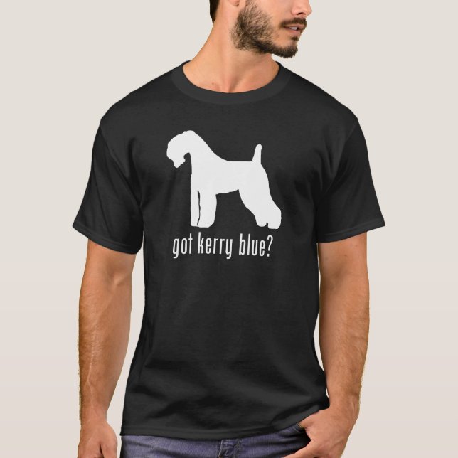 Kerry blåttTerrier Tee (Framsida)
