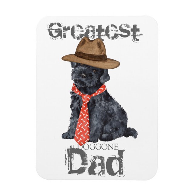 Kerry Blue Pappa Magnet (Vertikal)