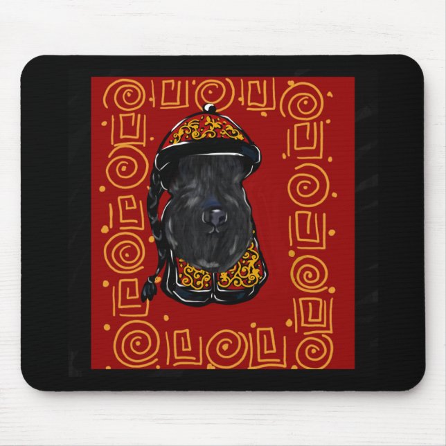Kerry Blue Terrier-året för Hund Musmatta (Framsidan)