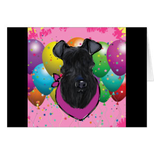Kerry Blue Terrier Birthday Hälsningskort