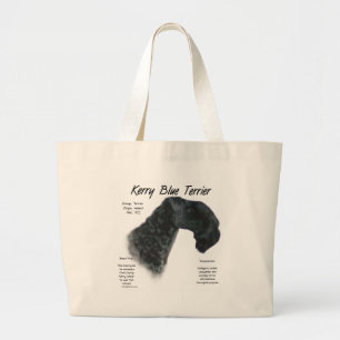 Kerry Blue Terrier-historikdesign Jumbo Tygkasse