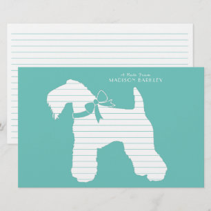 Kerry Blue Terrier Hund Puppy Brevpapper