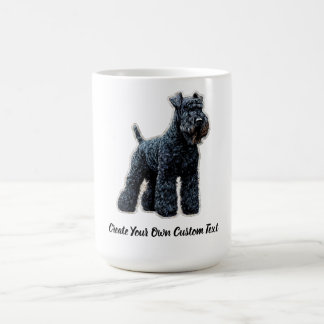 Kerry Blue Terrier Hund Skapa din egen anpassade t Kaffemugg