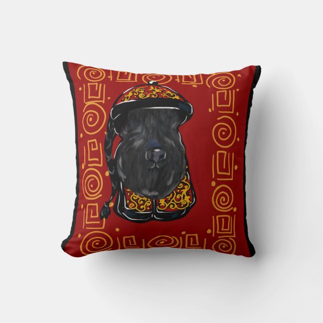 Kerry Blue Terrier - Hundens år Kudde (Framsida)