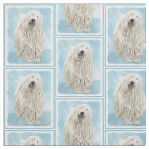 Kerry Blue Terrier målning - Cute Original Hund A Tyg