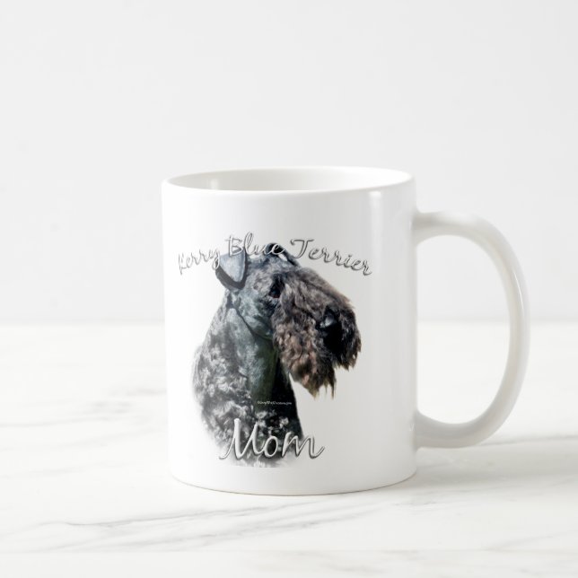 Kerry Blue Terrier Mamma 2 Kaffemugg (Höger)