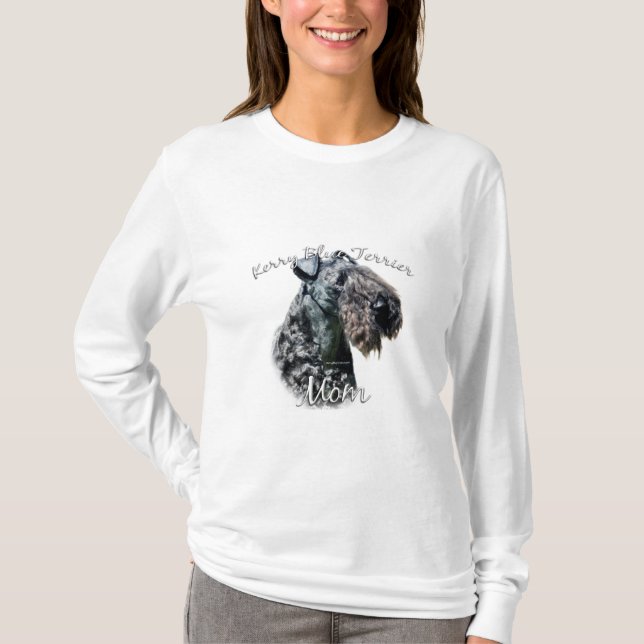 Kerry Blue Terrier Mamma 2 T Shirt (Framsida)