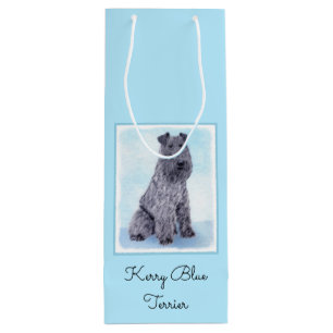 Kerry Blue Terrier Painting Cute Original Hund Art