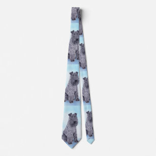 Kerry Blue Terrier Painting Cute Original Hund Art Slips