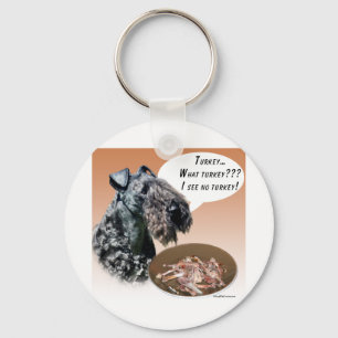 Kerry Blue Terrier Turkiet Nyckelring