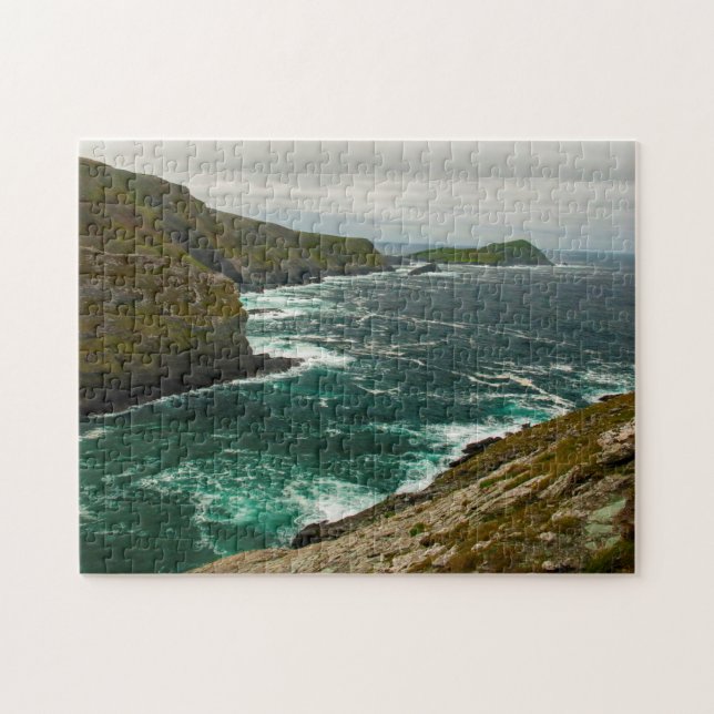 Kerry Cliffs Portmagee Kerry Irland. Pussel (Horisontell)