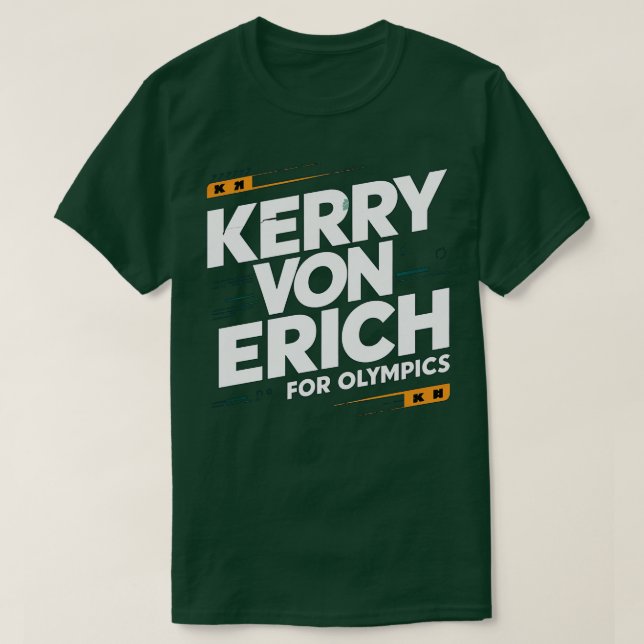 Kerry Von Erich For Olympics TShirt T Shirt (Design framsida)