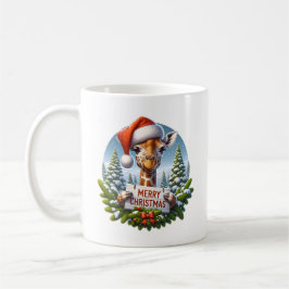 Kerst Giraf Kaffemugg