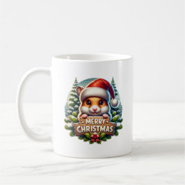 Kerst Hamster Kaffemugg