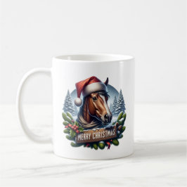 Kerst Paard Kaffemugg