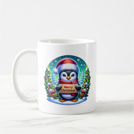 Kerst Penguin Kaffemugg