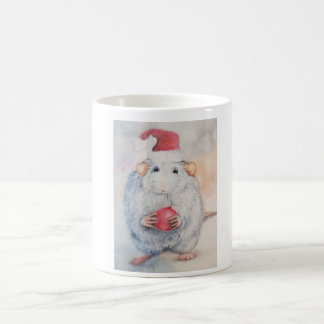 Kerst Schattige Muis met rode kerstboom speelgoed Kaffemugg