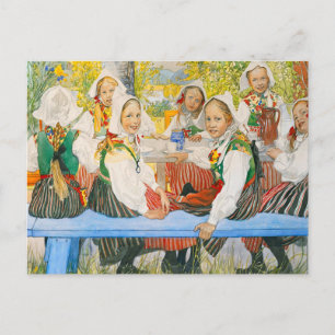 Kerstis födelsedag av Carl Larsson Vykort