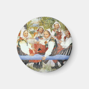 Kerstis födelsedagsfest magnet