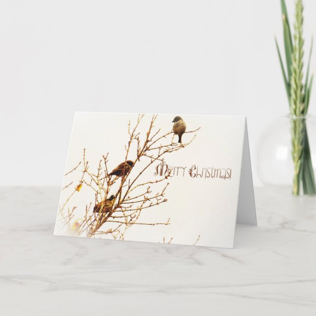 Kerstkaart - Christmas Card - Merry Christmas! Helgkort (Framsida)