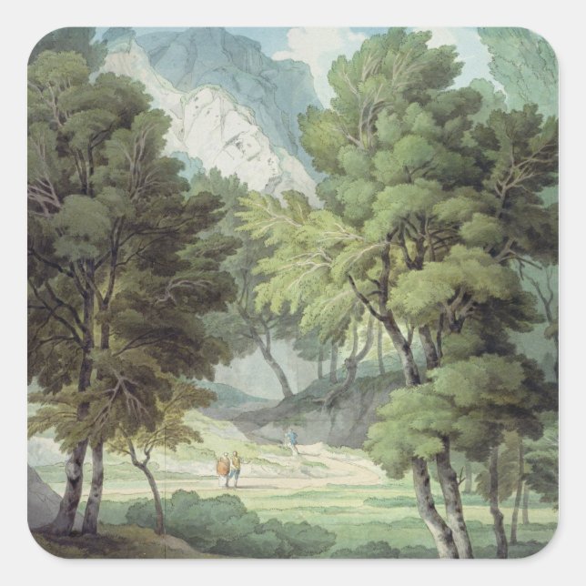 Kerswell Fyrkantigt Klistermärke (Framsida)