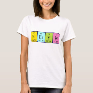 Keryn Periodisk bord namn-shirt Tee