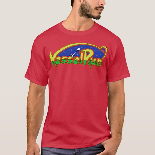 Kessel Springa Galaga Mashup Parody T Shirt (Framsida)