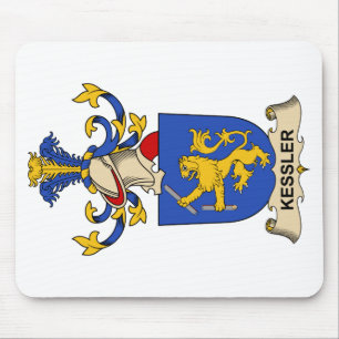 Kessler familjvapensköld musmatta