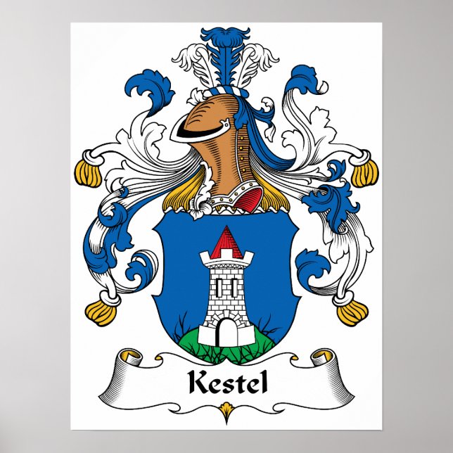 Kestel Family Crest Poster (Framsidan)