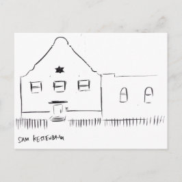 Kestenbaum Bedford-Stuyvesant Synagogue Postcard Vykort