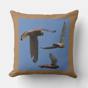 Kestrel Birds Photography Cust. Dekorativ kudde